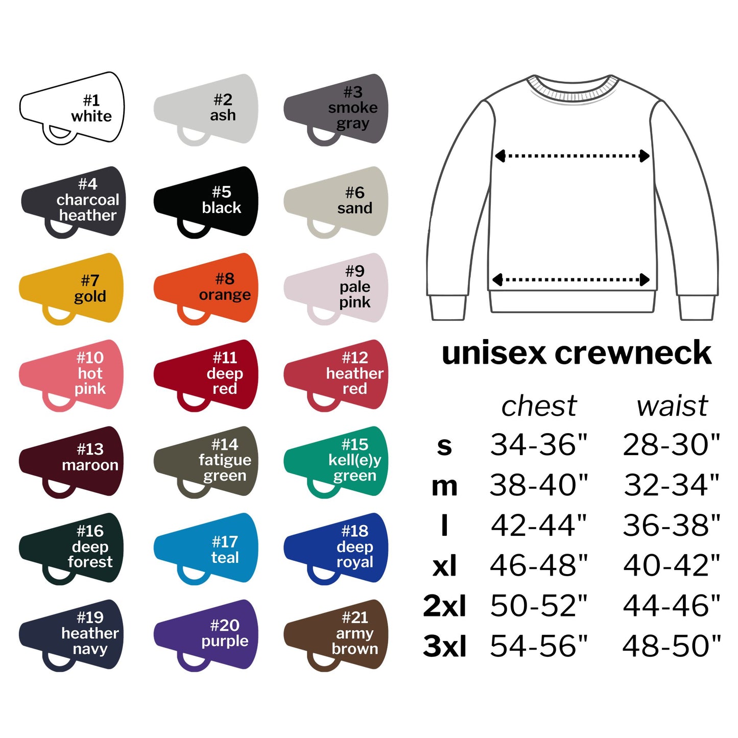 Game Day Crewneck - 21 colors available
