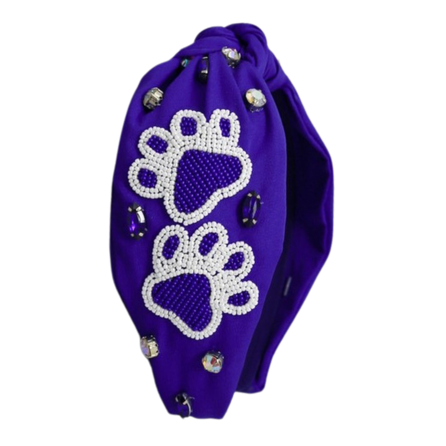 Paw Print Seed Bead Headband