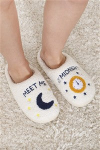 Cozy Meet Me At Midnight Slippers